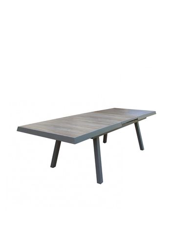 Tavolo da giardino 205 - 265x75x105 cm taupe