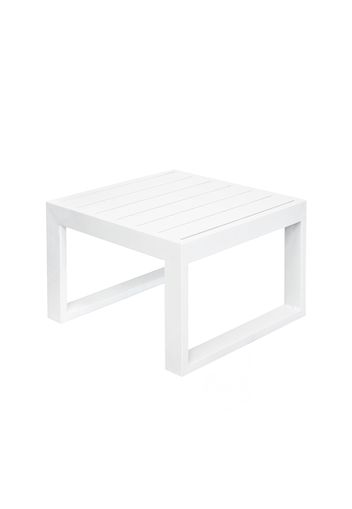 Tavolino da giardino 43,5x32x43,5 cm bianco