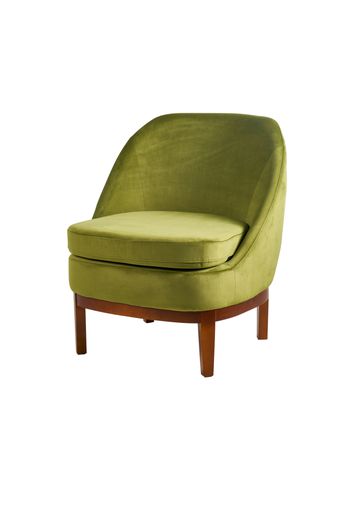 Poltrona in velluto 78x85x70 cm Isotta verde