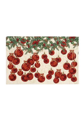 Tappeto cucina 48x80 cm palline rosse