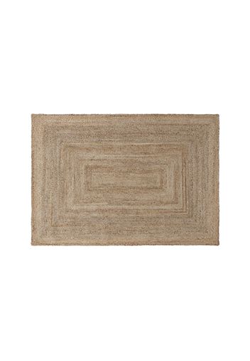 Tappeto beige in juta 200x80 cm Frame