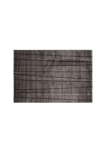 Tappeto grigio e nero linee 230x160 cm Deep