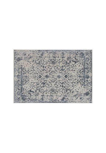 Tappeto vintage lana e viscosa blu 230x160 cm Mayfair