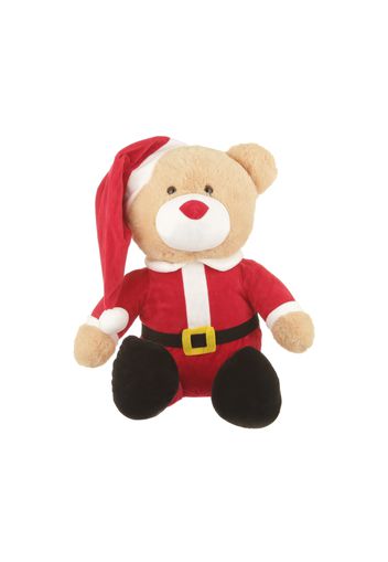 Peluche orso Babbo Natale 35 cm