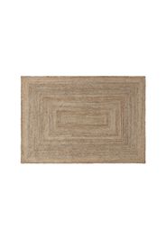 Tappeto beige in juta 200x80 cm Frame