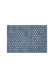 Tappeto blu interno ed esterno fantasia marina 170x120 cm