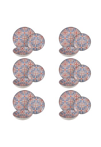 Servizio 18 piatti blu Firenze