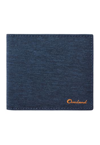 Portafoglio blu Overland, con protezione RFID da 11x10 cm