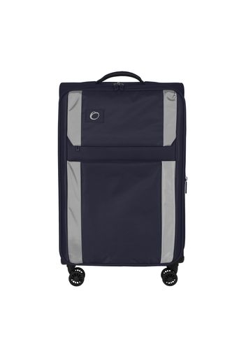 Trolley blu Overland con 4 ruote, da 42x27x62 cm