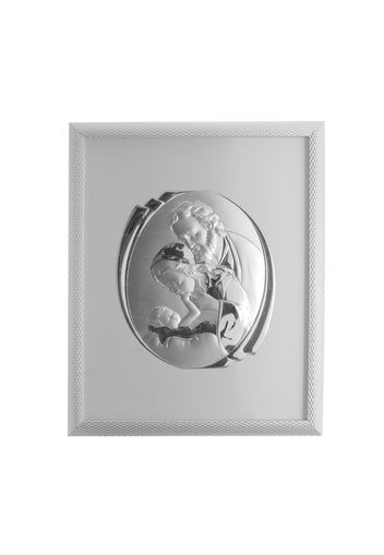 Quadro icona sacra Rivestito in argento, da 51,5X65,5 cm