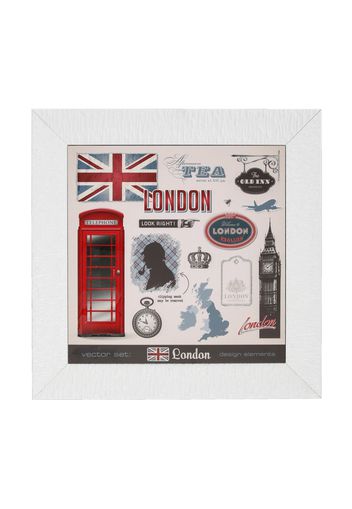 Quadro Con stampa Londra