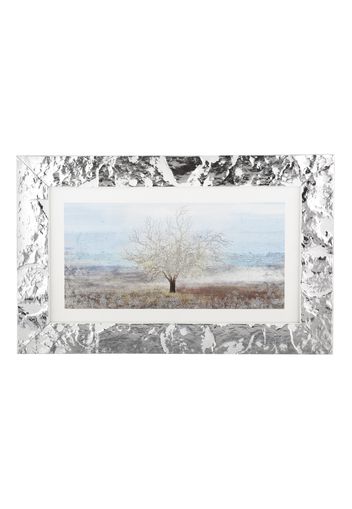 Quadro albero 30x46 cm con cornice con argento Miro Silver