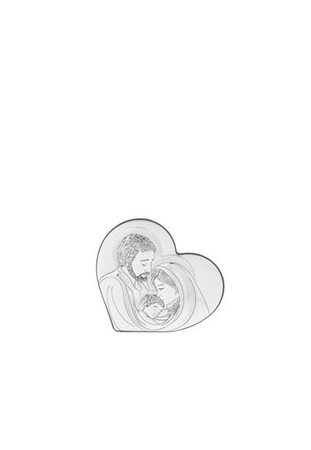 Icona Sacra cuore 10x8,8 cm Beltrami con argento Miro Silver