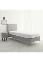 Lenzuolo singolo in cotone con angoli Max bianco Datex