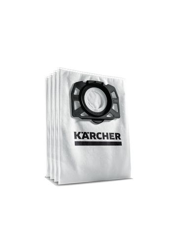 Set 4 sacchetti filtro in vello per aspiratori WD4 Karcher