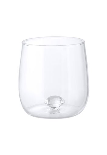 Bicchiere diamante in vetro borosilicato, da 380 ml