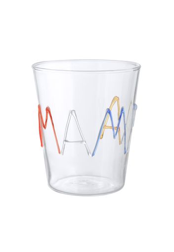 Bicchiere acqua mamma in vetro borosilicato, da 380 ml