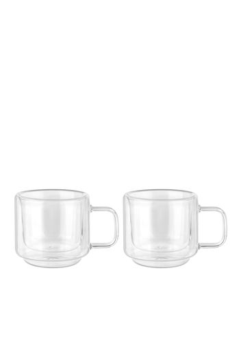 Set 2 tazze tè 200 ml in vetro borosilicato