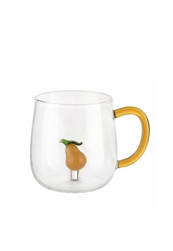 Mug in vetro borosilicato 380 ml pera