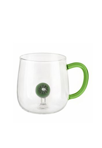 Mug in vetro borosilicato 380 ml kiwi