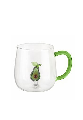 Mug in vetro borosilicato 380 ml avocado