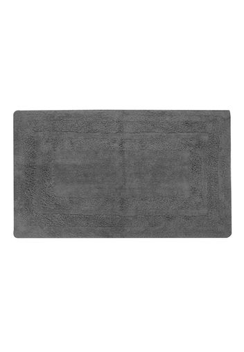 Tappeto bagno 50x80 cm cotone grigio scuro