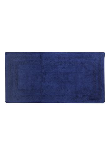 Tappeto bagno 60x110 cm cotone blu