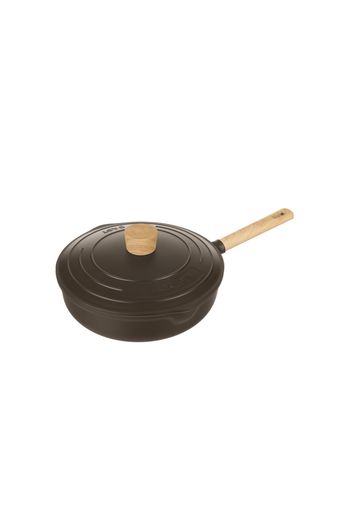 Padella alta 24 cm con coperchio nera Pot Art