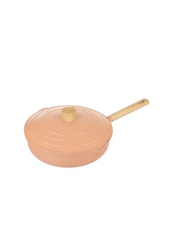 Padella alta 28 cm con coperchio rosa Pot Art