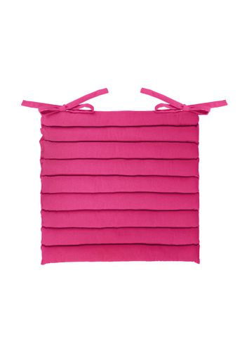 Cuscino sedia 40x40 cm in cotone rosa