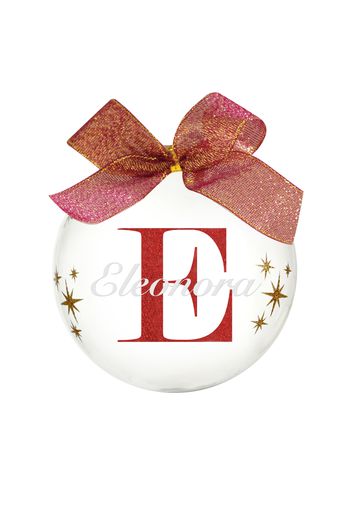 Pallina natale con nome Eleonora 10cm