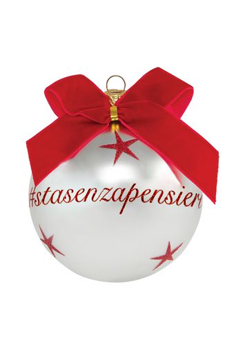 Pallina di Natale con scritta #stasenzapensieri 10 cm