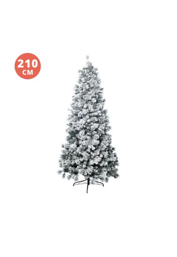 Albero di Natale 210 cm innevato Plateau