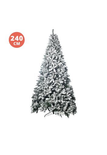 Albero di Natale 240 cm innevato La Thuile