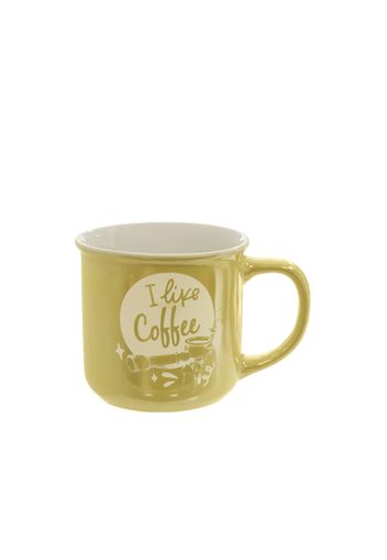 Tazza mug gialla I Love Coffee