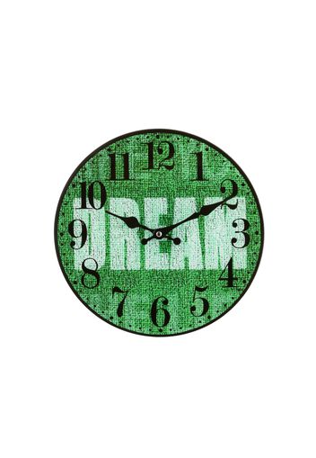 Orologio da parete 30 cm verde scritta Dream