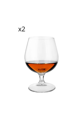 Set 6 calici Cognac Io vino in vetro cristallo