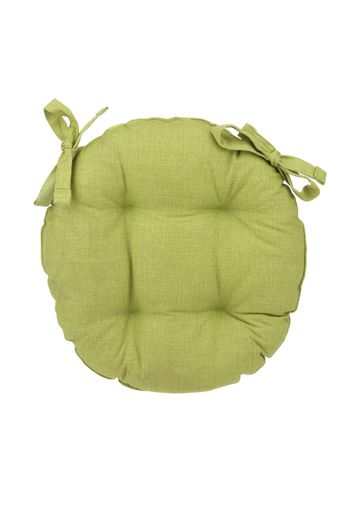 Cuscino sedia tondo verde, Basik, 38 cm