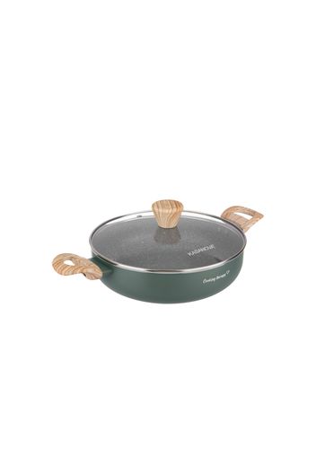 Tegame 24 cm scritta Cooking Therapy con coperchio