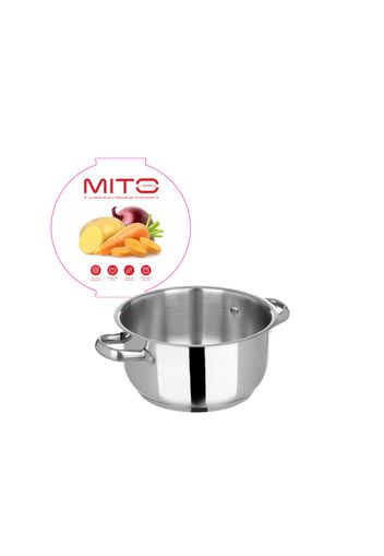 Casseruola 20 cm in acciaio inox Mito