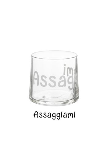 Coppetta vetro scritta Assaggiami 220 ml