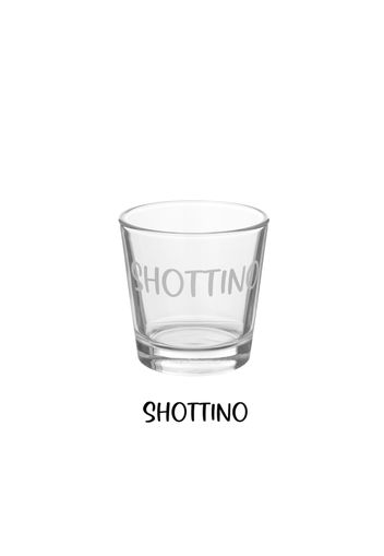 Bicchierino shot vetro scritta Shottino 110 ml