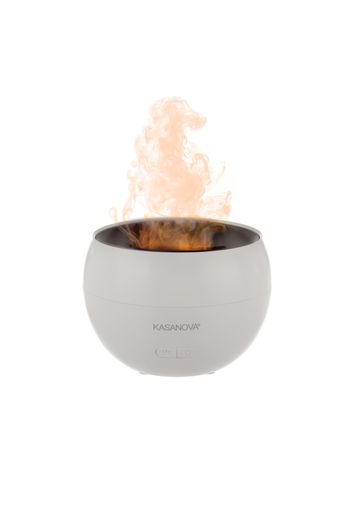 Diffusore aroma elettrico bianco effetto fiamma