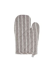 Guanto da forno cotone tinto filo righe chiare