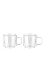 Set 2 tazze tè 200 ml in vetro borosilicato