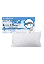 Guanciale Breath traspirante fiocco Memory, 45x75 cm