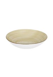 Piatto fondo porcellana verde 20,2 cm Petali