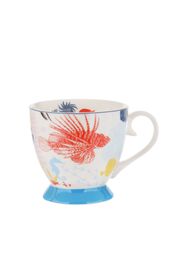 Tazza tè decoro marino azzurra in New Bone China, 450 ml