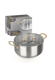 Casseruola 26 cm triplo strato Tri Ply - Gold con coperchio