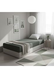 Lenzuolo con angoli singolo grigio Young